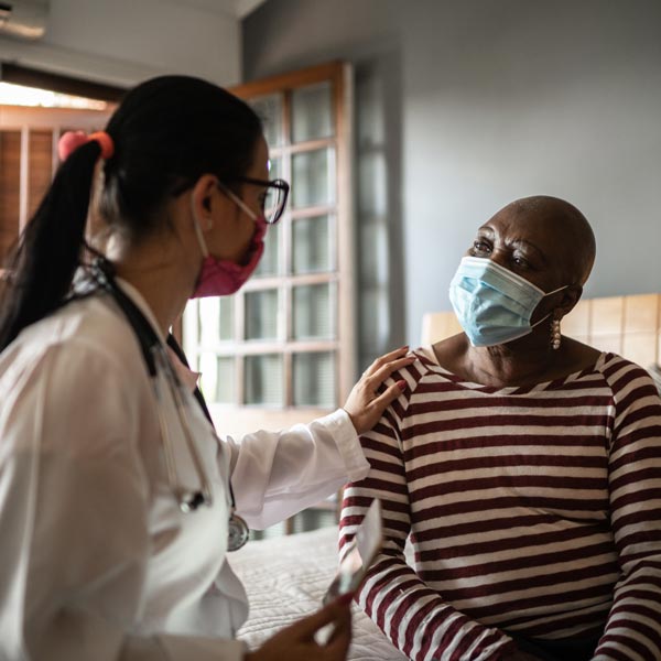 nurse with patient